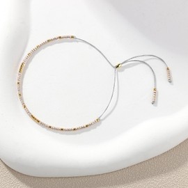 KELITCH Womens Strand Bracelets Boho MIYUKI Beads Friendship Bracelets Summer Beach Rainbow Bracelets