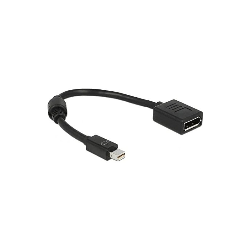 Delock Displayport Adapter Mini DP -> DP ST/BU Black