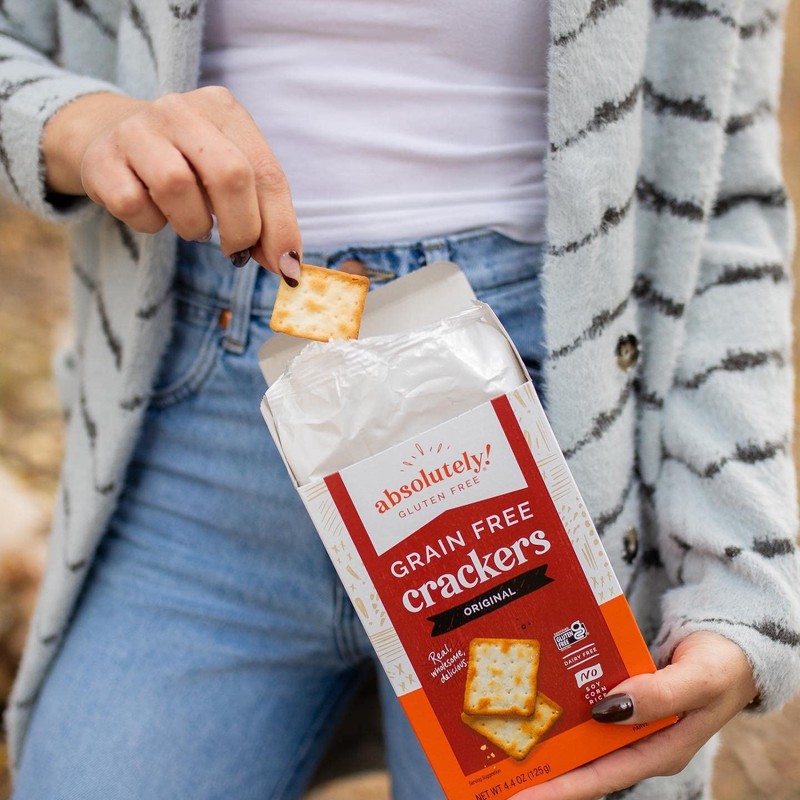 Absolutely Gluten Free Original Crackers, 4.4oz (12 Pack) | Grain