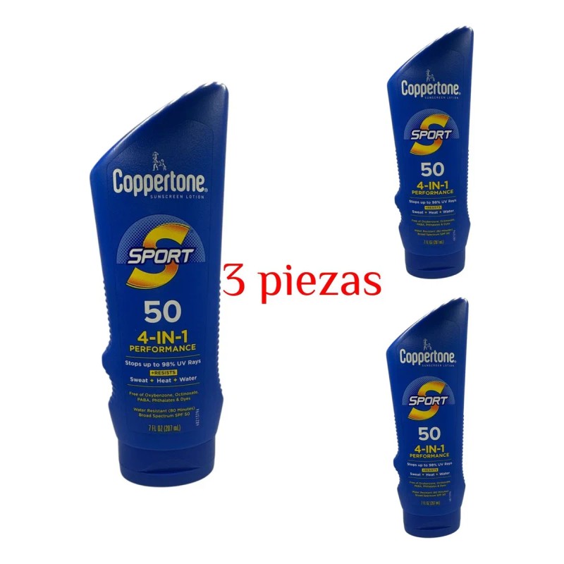 Kit Piezas Protector Solar Coppertone Sport 207ml