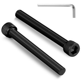 BNUOK 60pcs M4 x 50mm Hex Socket Head Cap Screws Bolts, 12.9 Grade Alloy Steel, Black Oxide Finish, Allen Socket Drive, Full Threads,with Hex Spanner