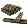 Woohome 120 PCS Wood Log Craft Sticks - 4 Inch