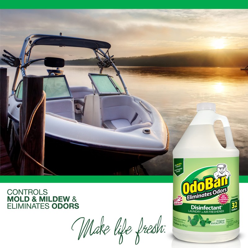 OdoBan Ready-to-Use Disinfectant and Odor Eliminator, Made in the USA,