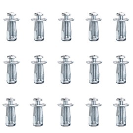 Meleg Otthon Cavity Dowels M5, Pack of 15, Metal Expansion Dowels for Drywall and Drywall, Cavity Wall Anchor (M4 x 20-15 Pieces)