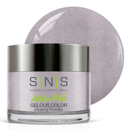 SNS Nail Dip Powder, Gelous Color Dipping Powder - Elephant Village (Purple/Lavender, Cream) - Long-Lasting Dip Nail Color Dip Nail Color Lasts 14 Days - Low Odor & No UV Lamp Needed - 1 Oz
