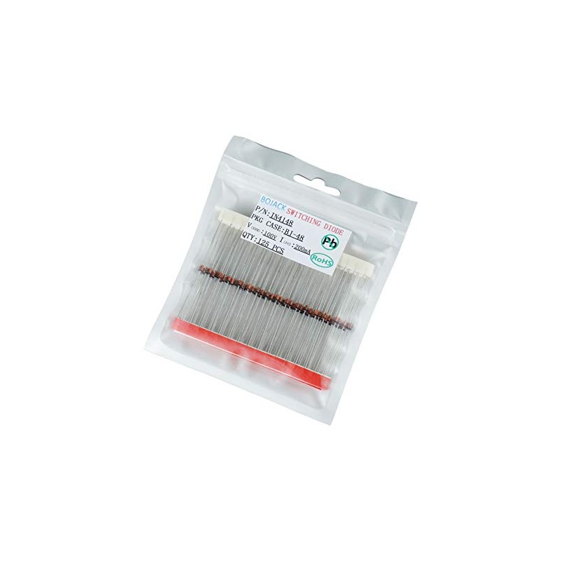 BOJACK 1N4148 Switching Diode 200 mA 100 V DO-35 Axial