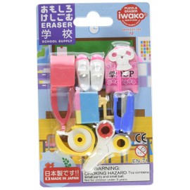 おもしろ消しゴム 学校 ブリスターパック ER-BRI015
