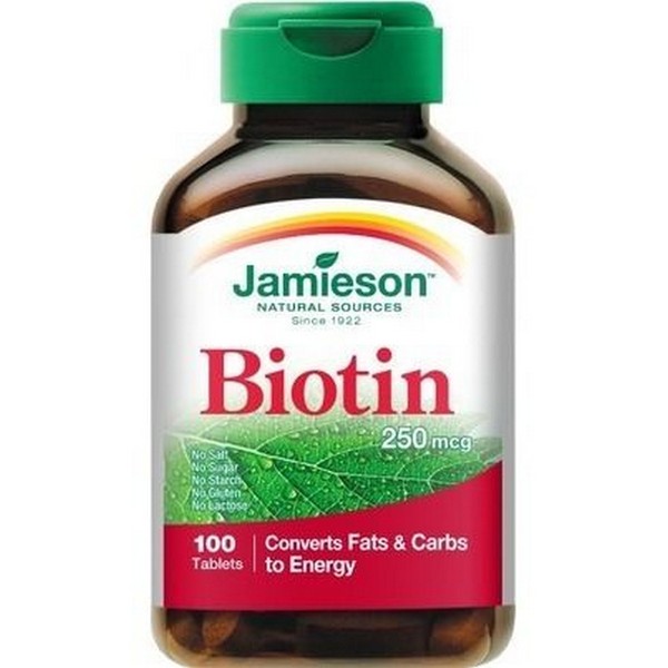 Jamieson Biotin 250 mcg, 100