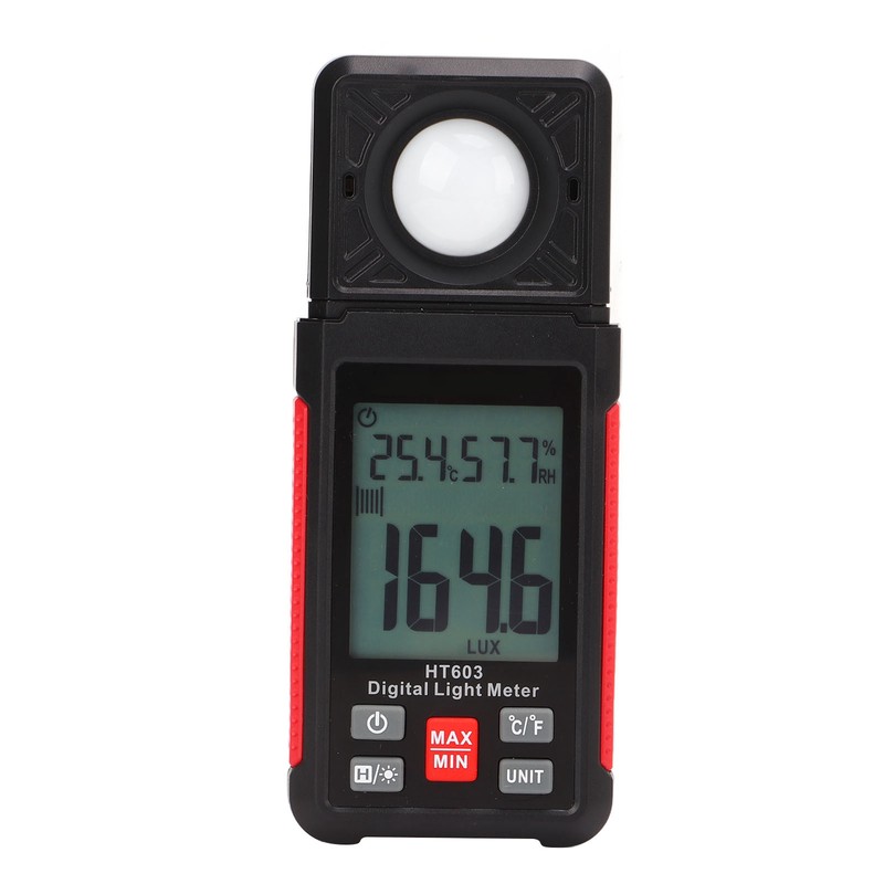Digital Light Meter Professional High Accuracy Quick Response Luxmeter Large