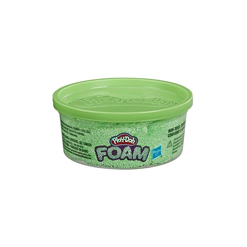 Play Doh Foam Lata Individual Toy, Color Verde