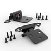 Chibery 10 Pack 1/2" Overlay Cabinet Hinges, Semi-Concealed Hinge, Cabinet