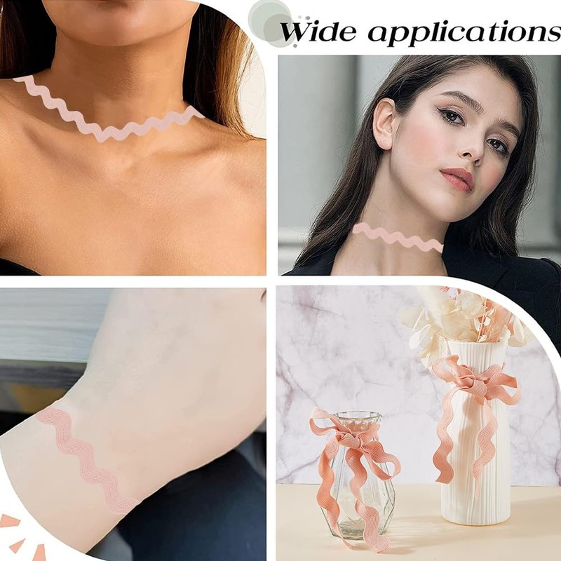 GORGECRAFT 20mm Jumbo RIC Rac Ribbon 10 Yards Huge Rick