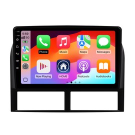 2+32G Android 13 Double Din Car Stereo for Jeep Grand Cherokee 1999-2004 with 9 Inch Touchscreen Radio Built-in Wireless Carplay/Android Auto/GPS/Bluetooth/FM/AUX-in/SWC/Backup Camera