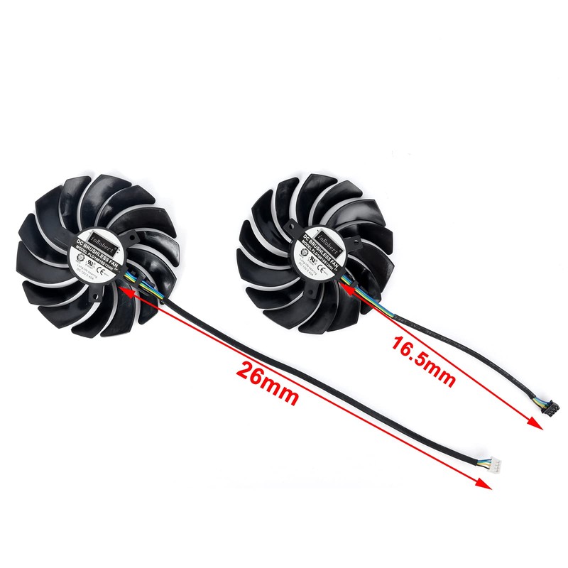 inRobert 95mm PLD10010S12HH RTX3060 RTX3070 GPU Fan for MSI RTX
