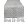 DII Woven Basics Collection 100% Cotton Knit Table Runner, 15x108,