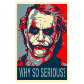 AD INFINITUM Dc Joker 300 GSM Paper Print Poster (12 X 18 Inches, Multicolour)