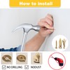 Jyphorixal 160 PCS Drywall Self Drilling Anchors with Screws Kit,80