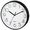 Hama 123165 PG-220 Wall Clock, silent, black
