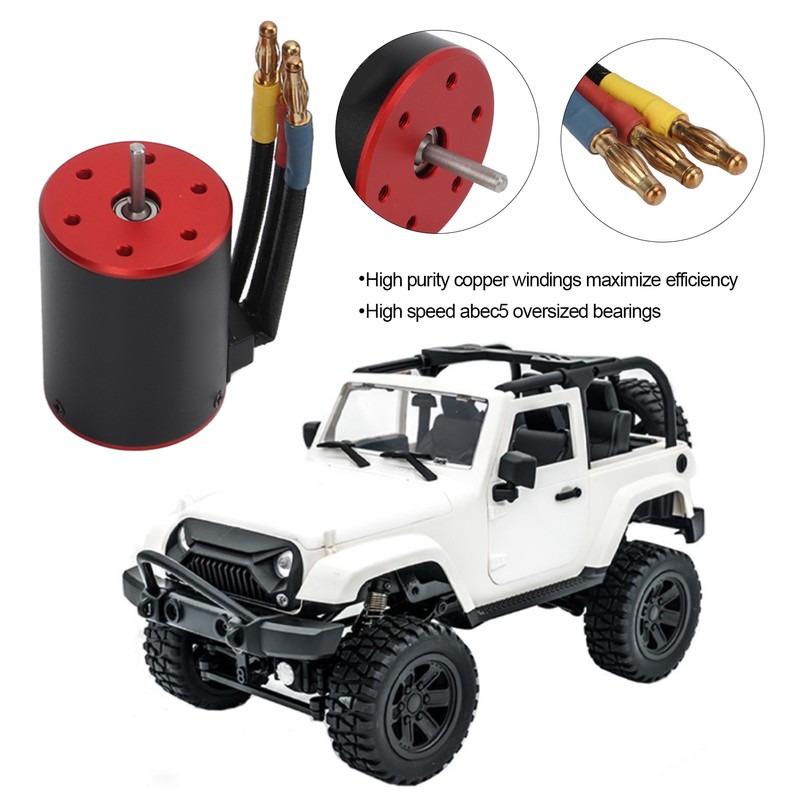 3650 3100KV Brushless Motor 60A ESC Set Waterproof Brushless Motor