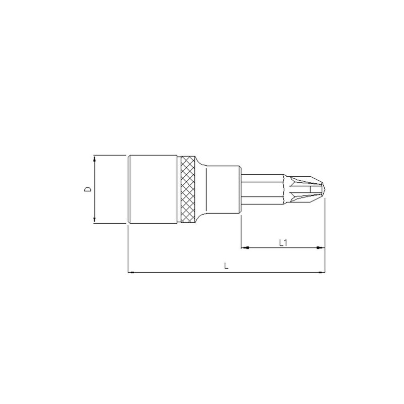 Sonic 8224802 PZ 2 Bit Socket, 3/8