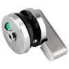 Toilet Cubicle Lock, Zinc Alloy Door Lock Vacant Engaged Privacy