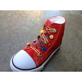 SHWINGS LINX Rainbow Rubber Band Footwear Accessory and Charms - The first shoe LOOM!