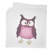 Azeeda 'Goofy Owl' Cotton Baby Blanket/Shawl (BY00040802)