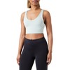 Koton Women's Minimal Printed Halter Neck Sports Bra, Green(750)