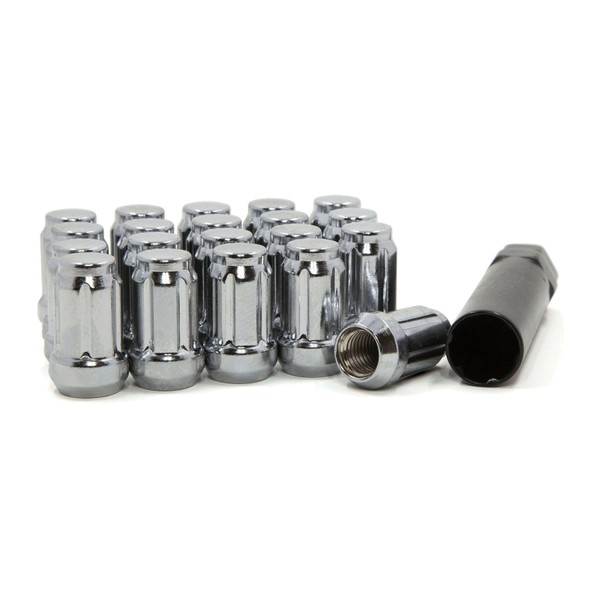 HDOZTOJI Lug Nuts Tuner Spline Acorn 7/16 Chrome 20 Pieces