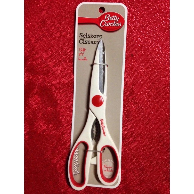 Betty Crocker / McCormick kitchen shears scissors stainless steel w/