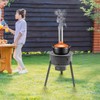 DYRABREST 3 Wok Rings Wood Burning Stove, Heavy Duty Outdoor
