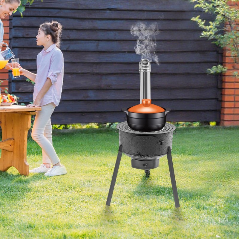 DYRABREST 3 Wok Rings Wood Burning Stove, Heavy Duty Outdoor