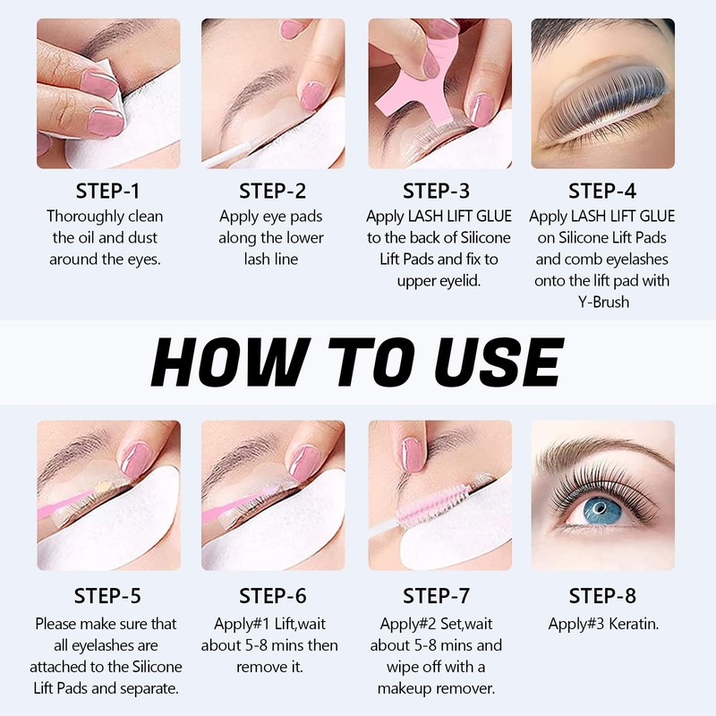 Lash Perm Kit, Libeauty Eyelash Lift Kit, 10ml Brow Lamination