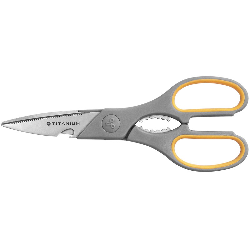 Westcott Titanium Super Softgrip Scissor Set (Pack of 5), Yellow