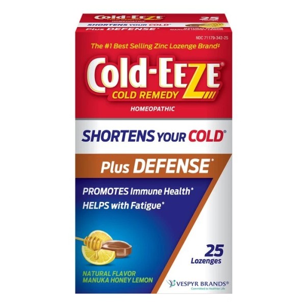 Cold-EEZE Cold Remedy Plus Defense Lozenges Manuka Honey Lemon 25ct