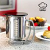 MisterChef Stainless Steel Pancake Crepes and Thin Batter Dispenser with