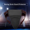 Boxing Groin Protector, Breathable Athletic Cup with Elastic Straps, Reduce
