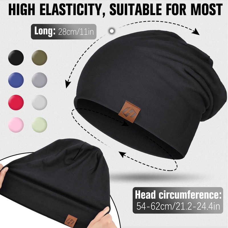 GXCROR Beanie Cotton Soft and Skin Friendly Unisex Beanie Hat