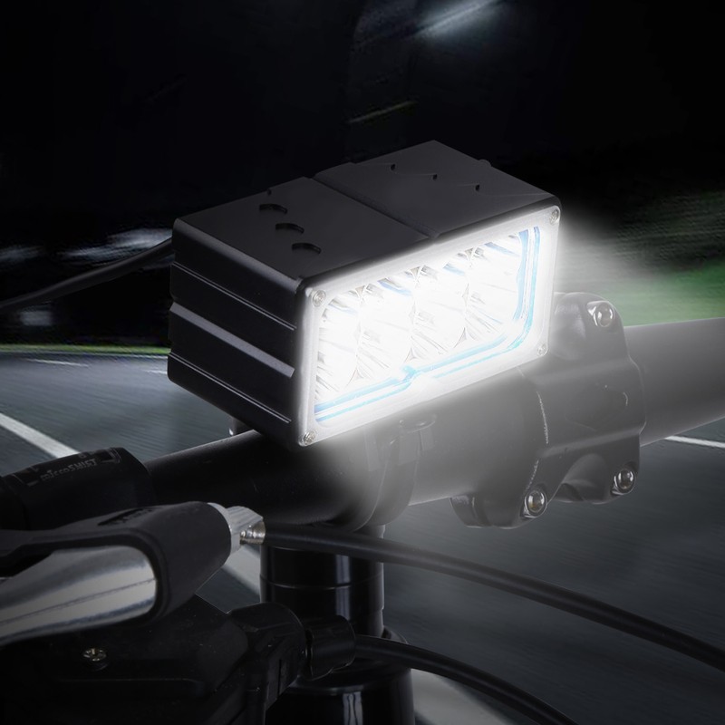 Bike LED Bright Front Lamp Rechargeable Bicycle Head Light with