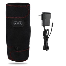 Doact new heateds vibration physiotherapy knee pads Single Pack Black One Size100‑/8.4V