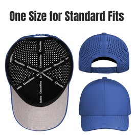 Chaseshine Performance Snapback Hats for Men Women,7 6 Panel Baseball Cap,Golf,Running,Workout