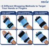 REVIX Wrist Ice Pack Wraps for Carpal Discomfort Soothing (2-Piece