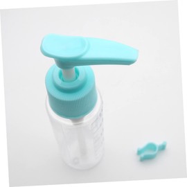 Sosoport 4pcs Travel Soap Bottle with Press Pump Design Refillable Containers for Home and Toiletry Use Pink and Graduated Liquid Dispensers Random Color