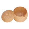 Sour Jujube Wood Condiment Jar Japanese Safe Dustproof Classic Flip