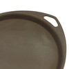 Tory Tray Circle Dark Grey A-1058