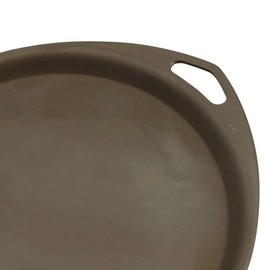 Tory Tray Circle Dark Grey A-1058
