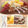 Yiyiring 6 Pack Cheese Spreaders bulk 4.95" Stainless Steel Butter