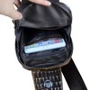 Hebetag Crocodile Genuine Leather Sling Bag Backpack for Men Travel
