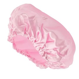 VOCOSTE Shower Cap, Hair Cap, Double Layer Waterproof, Reusable for Bath, Hot Springs, SPA, Facial Cleansing, Cherry Blossom