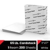 Accent Opaque White 11” x 17” Cardstock Paper, 65lb, 176gsm